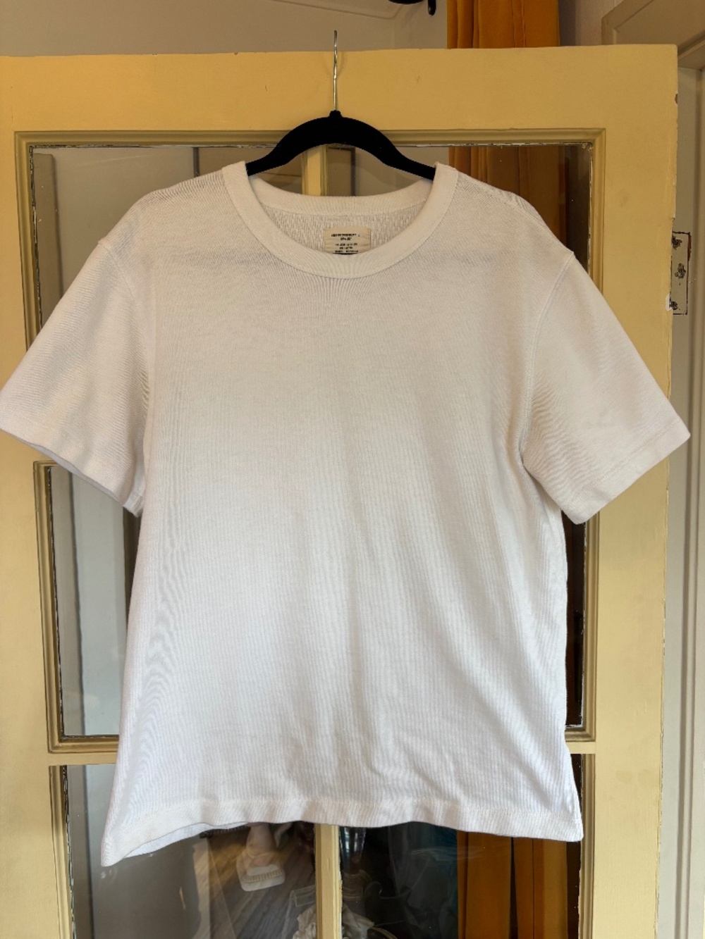 Buck Mason Field Spec Cotton Heavy Tee Mens Large White Heavyweight